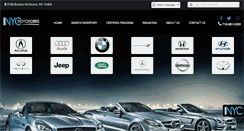 Desktop Screenshot of nycmotorcars.com